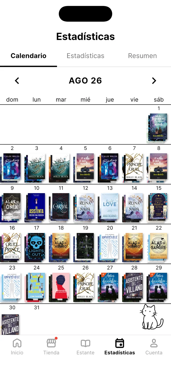 Cada día leído se va sumando. Tu tiempo y tus libros de un vistazo